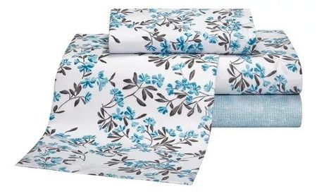 Juego Sabanas Danubio Classic Estampada 1 1/2 Plaza 144 Hilos