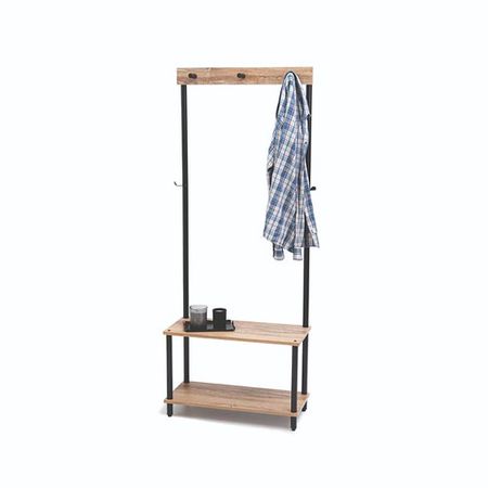 Perchero con estantes DS Home 166 x 67 x 30 cm Madera Atakama