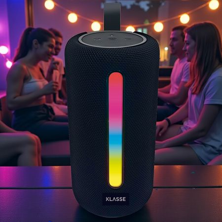 Parlante inalámbrico Bluetooth LED Klasse (KS9004)