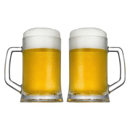 Set x 2 Vaso Chop Cerveza 500 Cc Vidrio Pasabahce Pub