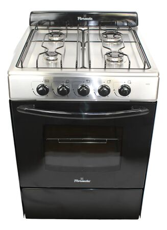 Cocina Florencia 5508 4 Hornallas Multigas Con Visor 56cm Gris