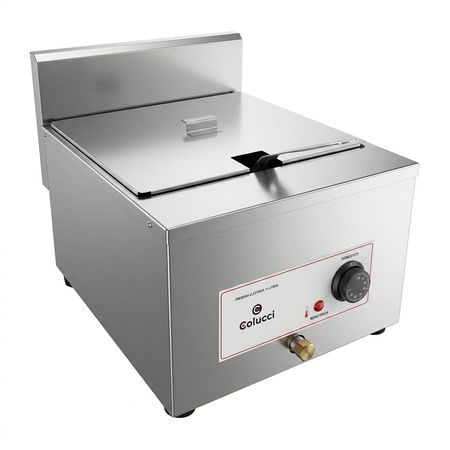 Freidora Electrica Acero Inox 11 Lts 3,2 Kw Colucci Plateado