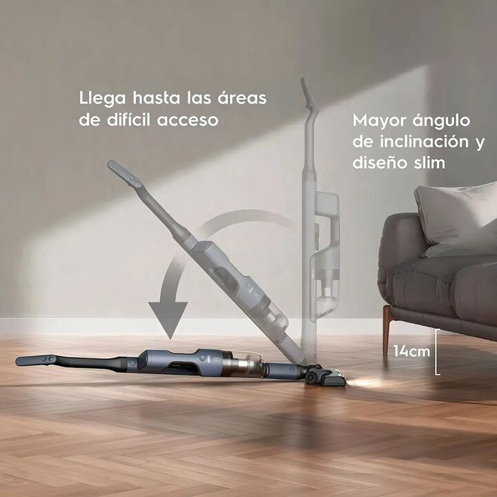 Aspiradora Inalámbrica Electrolux 2 En 1 Ergorápido 90w Erg019 Cyclonic Power Color Azul - Vista 5