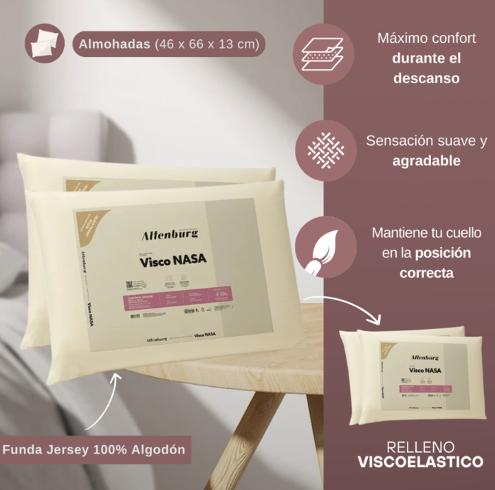 Almohada Nasasoft Extra Suave con Relleno Premium - Vista 2