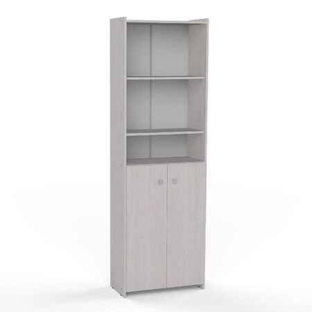 BIBLIOTECA ABIERTA ORLANDI VE 1420 OFICINA - BLANCO, 2 PUERTAS, 4 ESTANTES