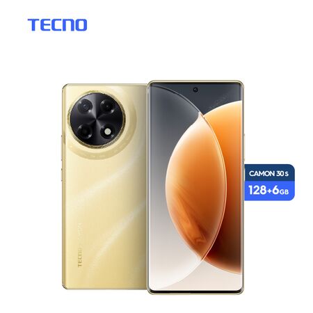 Tecno Camon 30s 128 + 6gb Gold