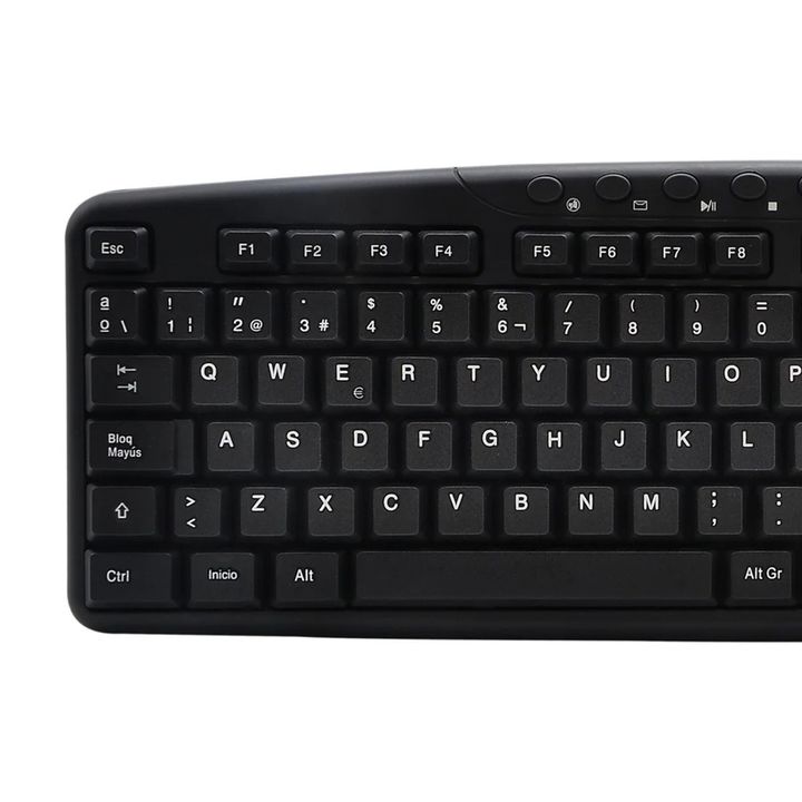 Teclado Multimedia Argomtech Arg-kb-7807 Español Cable Usb - Vista 7