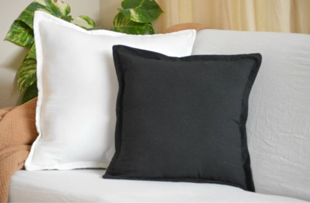 Almohadon decorativo nordico de Tusor Negro 40x40 TS-401