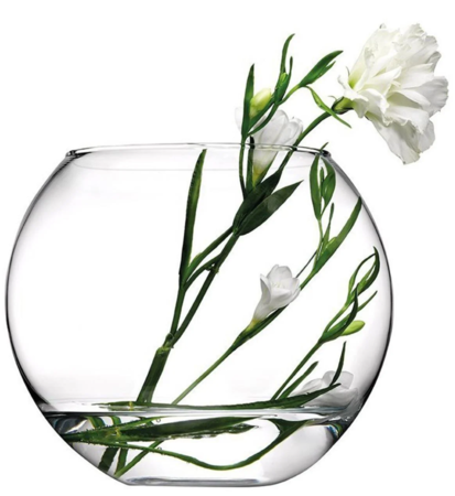 Florero de Vidrio Botanica Altura 19 cm Redondo Pasabahce