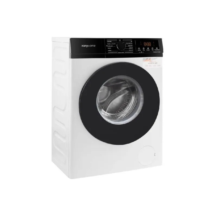 Lavarropas Kanji 8Kg 1200RPM Inverter Carga Frontal KJH-WMCFWT8S Blanco - Vista 2