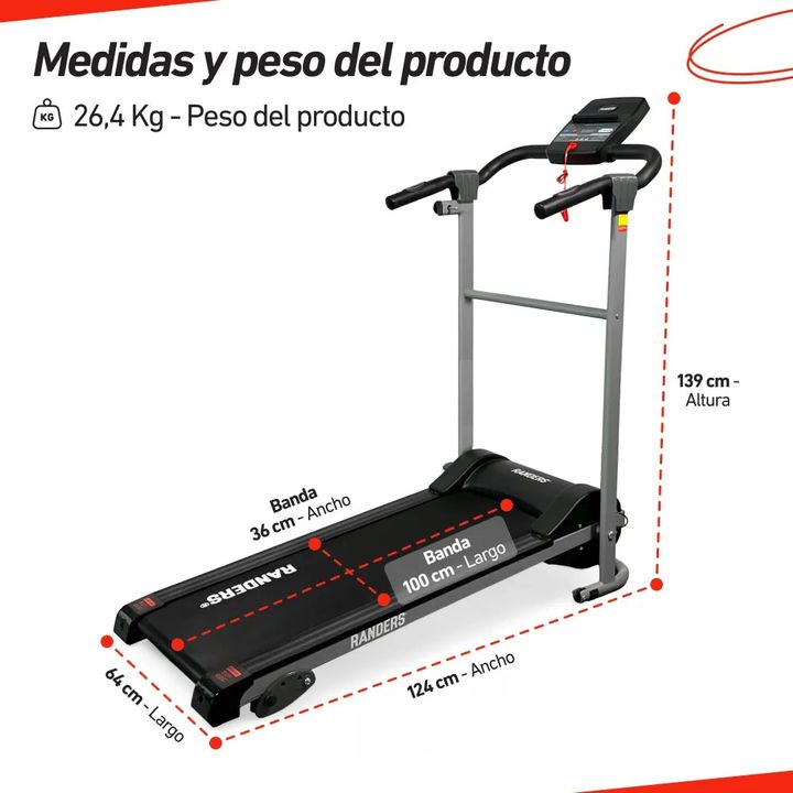 Cinta Motorizada Randers ARG-313-X 10 km|h - Vista 5