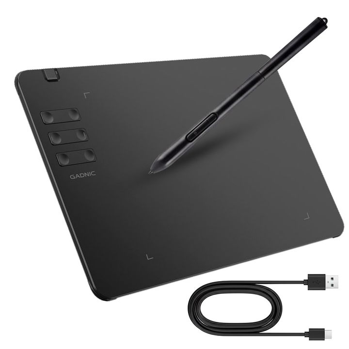 Tableta Gráfica Gadnic con Bolígrafo - Vista 1