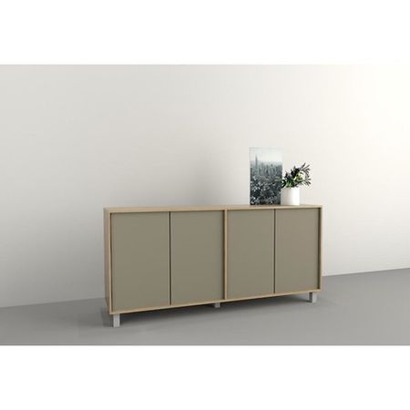 Baihut DS Home 4 Puertas Olmo Finlandés Gris 180x77x36 cm