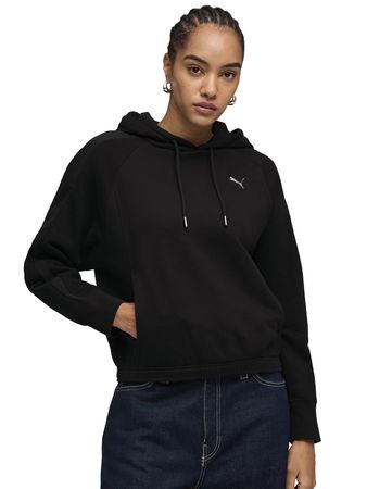 Buzo Puma Her Sportstyle Mujer Moda Negro