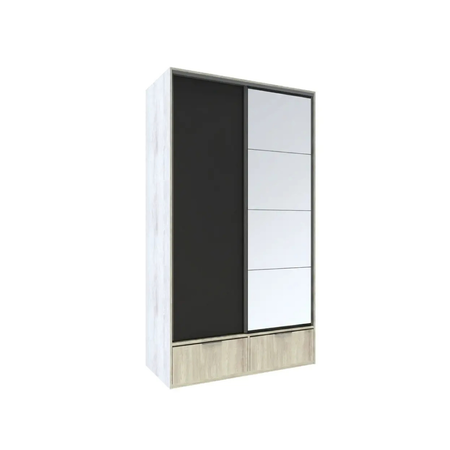 Ropero Delos Duo 2 Puertas Corredizas Espejo 120cm DUO06 