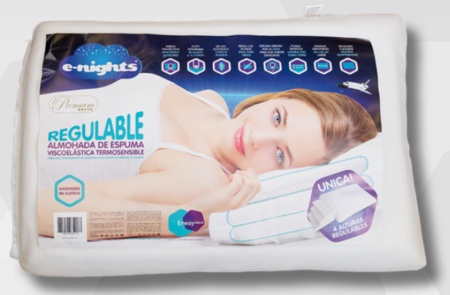 Almohada Viscoelastica Regu New York 65x45x8 A 20 5012 Erway