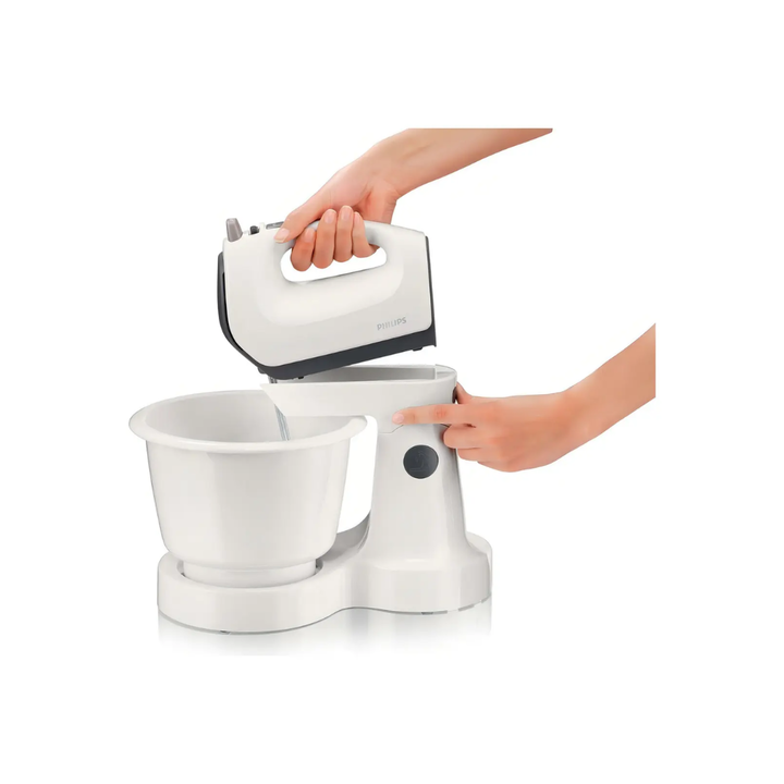 Batidora Con Bowl Philips 400W HR 7200/02 Blanco - Vista 2