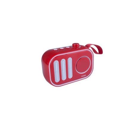 Parlante Bluetooth Vintage Noga Rojo - NG-BT1002R