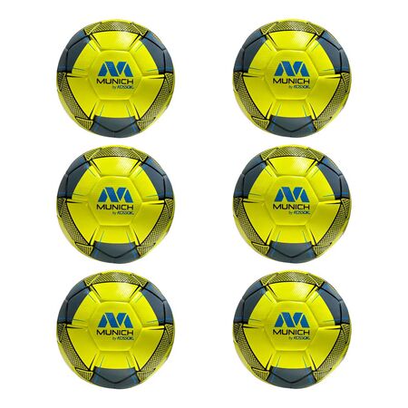 Pelota Munich Rixter Futsal Termosellada Medio Pique X6 Amarillo/Gris