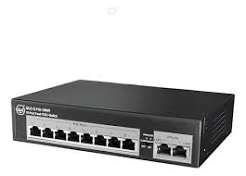 Switch POE GLC 8 Puertos 10/100Mbps 2 Uplink