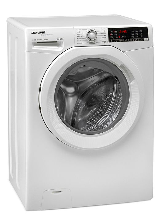 Lavasecarropas LONGVIE L3D41066DMB 10kg 1400RPM secado por calor inverter - Vista 2
