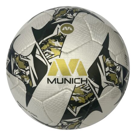 Pelota Futbol Munich Storm X Futsal Negro-Dorado