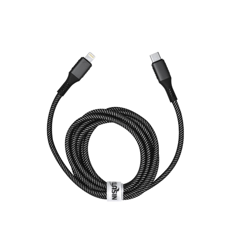 CABLE NISUTA USB C A IPHONE LIGHTNING 1.5M (C:NEGRO NSCUSCIP30)