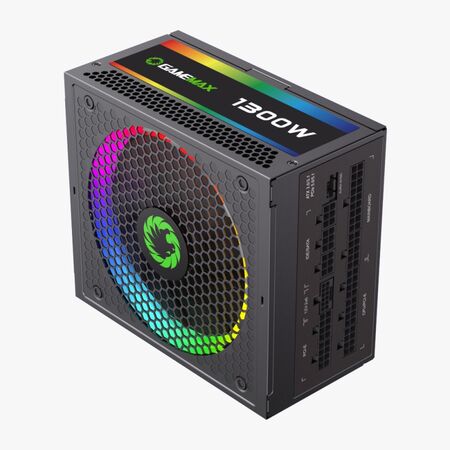 Fuente 1300W Gamemax 80Plus Platinum RGB-SMA