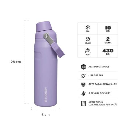  Botella Termica Stanley Original Acero Inoxidable Iceflow 710ML Lavander