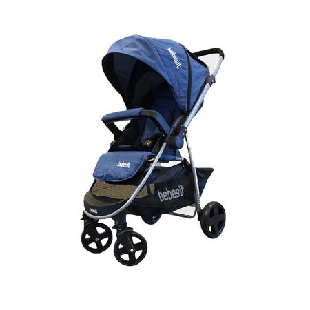 Cochecito Bebesit de Paseo 1390-D con Manillar Rebatible Azul