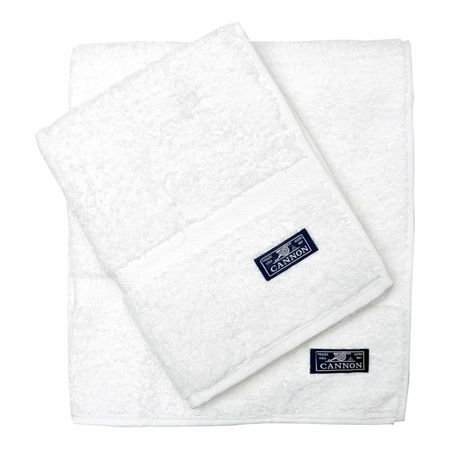 SET TOALLA Y TOALLON CANNON BLANCO