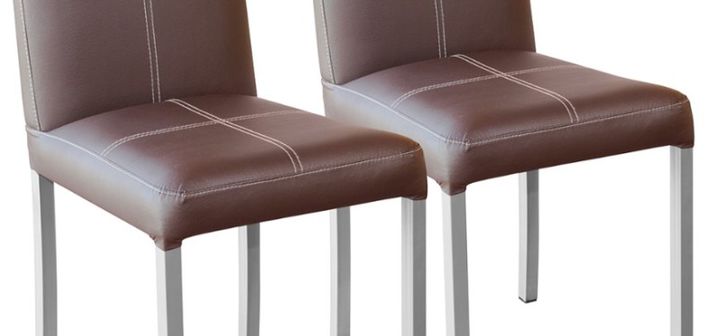 Silla Muebles Aimaretti Praga X2 Platino Y Marron - Vista 2