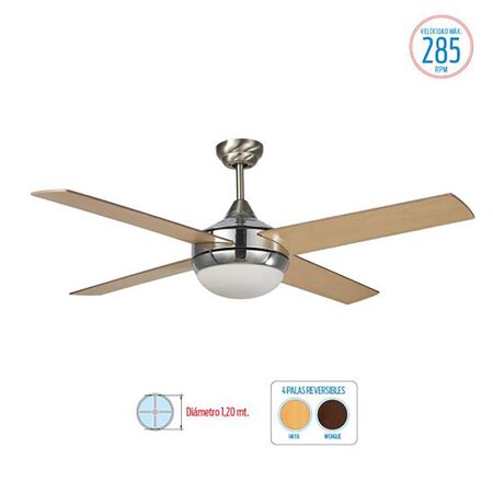 Ventilador De Techo Liliana Vthm314 Madera