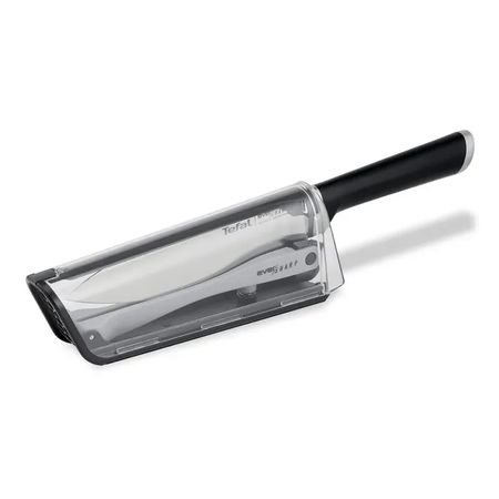 Cuchilla Eversharp Tefal Con Afilador Y Estuche Color acero