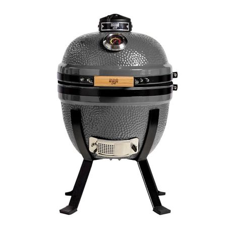 Kamado Kadu 14 Dark Grey con funda - BBQ Grill