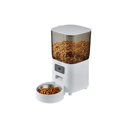 Comedero Automático Gadnic Para Mascotas 5 litros Con Cámara y Aplicación Bowl Acero Inoxidable 