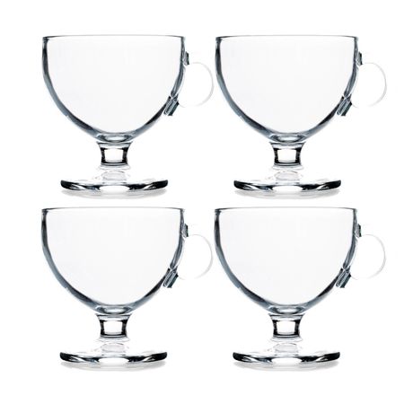 Set X 4 Copa Postre Compoteras Bowl Vidrio Pasabahce