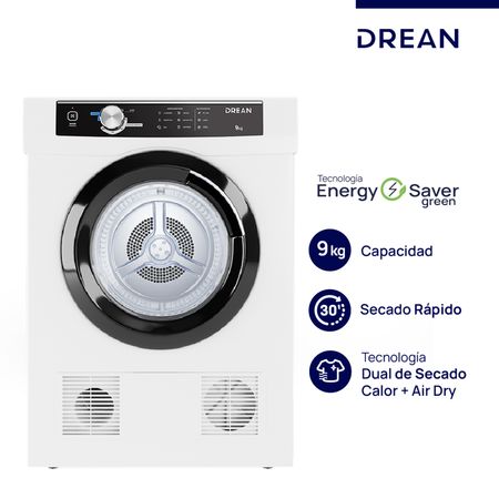 Secarropas por calor DREAN SED090VBCL0 9 Kg Blanco