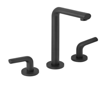 Griferia Baño Lavatorio Peirano Live 60-199n Bicomando Negro