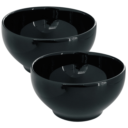 Set X2 Bowl Negro 14.5 Cm / 600 Cc