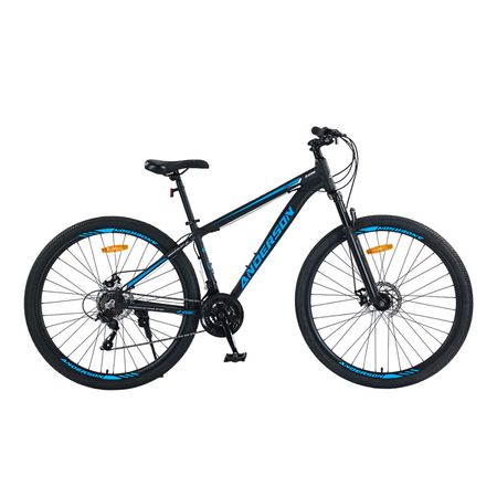 Bicicleta Mtb Anderson A600 R29, 21V Freno a Disco, Suspensión, Negro/Azul S