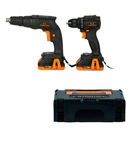 Combo Taladro Y Atornillador Con Tope Lusqtoff Ktal2-9bk