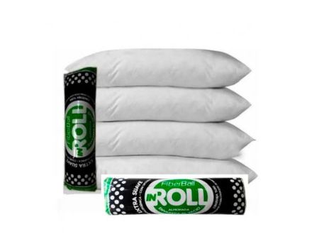 SET DE 2 ALMOHADAS IN ROLL FIBRAS SILICONADAS