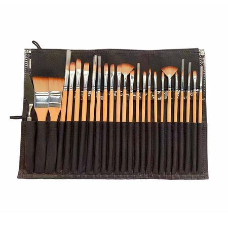 Juego de Brochas Gadnic 24 Pinceles con espátula
