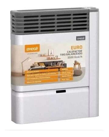 Calefactor Emege 3500 Tbu 2135 Multigas Linea Euro