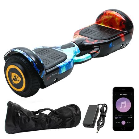 Patineta Electrica Gadnic Hoverboard  6.5 Pulgadas Naranja