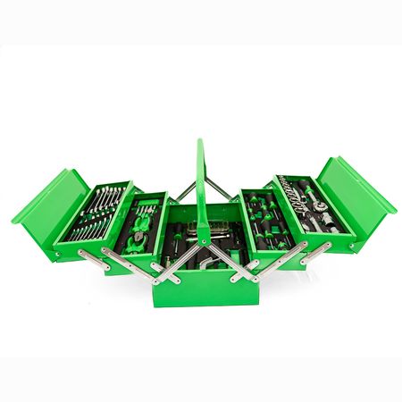 Caja Set Gabinete Metálico De Herramientas 99 Piezas