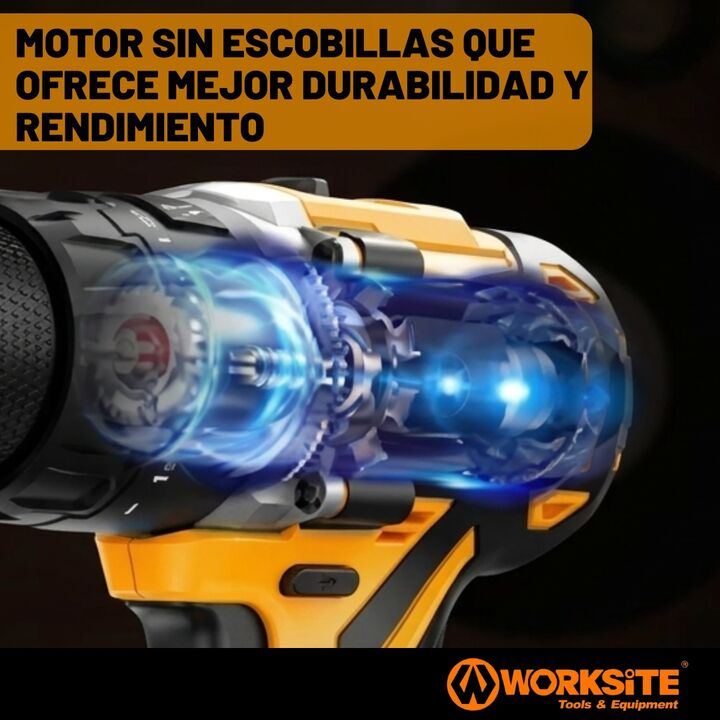 Atornillador De Impacto A Batería Brushless Worksite 270nm - Vista 6