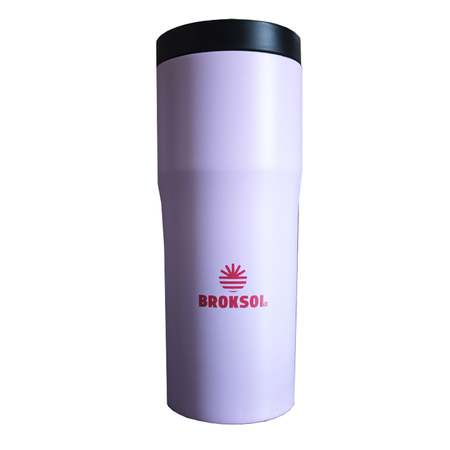 Vaso Termico Broksol 480 Ml Acero Inoxidable Rosa Ter-vas480 Rosa Ter-vas480rs