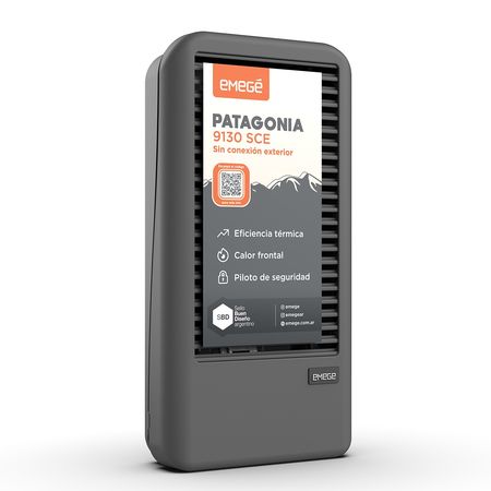 Calefactor Emege Patagonia 3000 Sin Salida Multigas